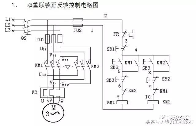 双重联锁的正反转控制,电力工程技术专家简单明了图文分析!