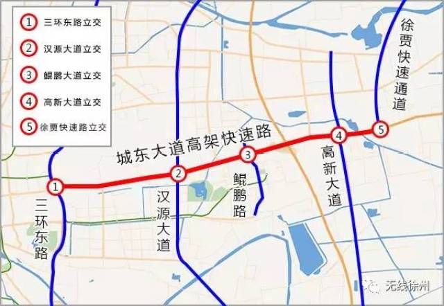 徐州第5条高架路明天开工!5座立交桥,地上地下同时建设!