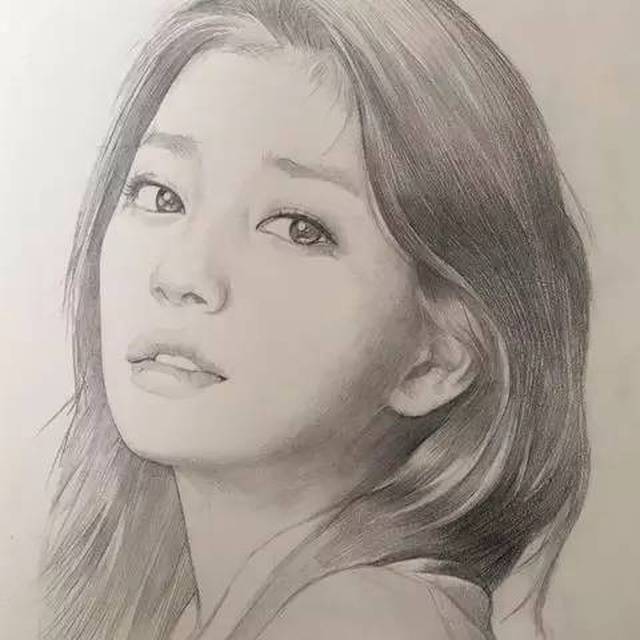 他的素描绘画温柔细腻 风格清新唯美