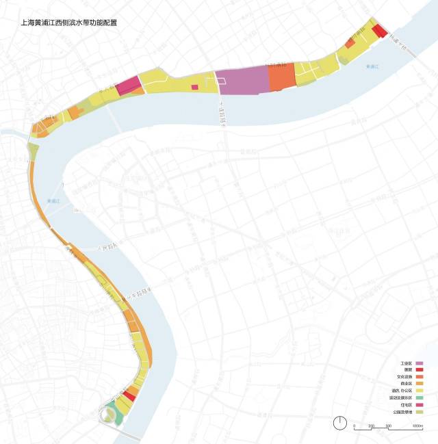 合作团队提出需要沿黄浦江,苏州河建立连续骑行道,并以此为切入点选取