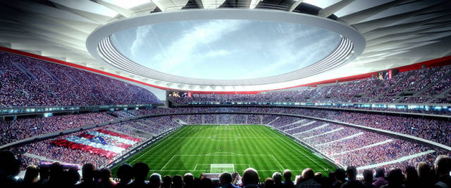 马德里竞技的主场 -- 万达大都会体育场开幕蓄