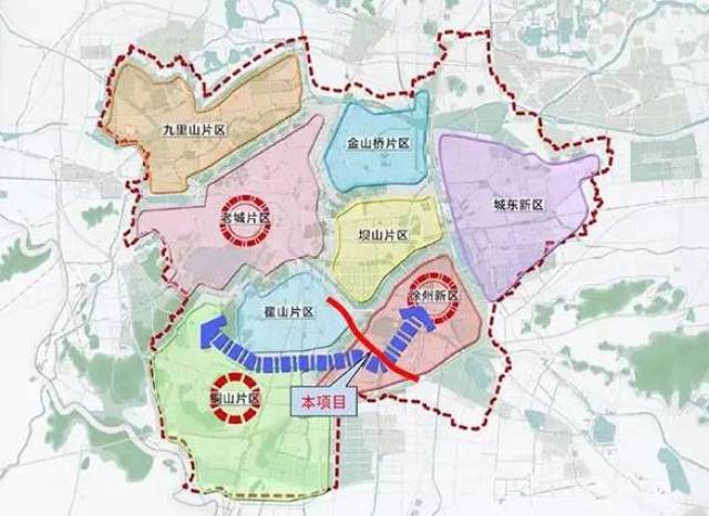 徐州城市规划发展方向图片