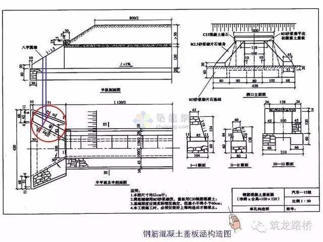 涵洞主要由洞身,基础,端墙和翼墙等构成.