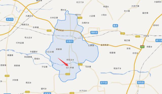 伍仁桥镇(wnqiao zhen)位于河北安国市区南千米.面积38.