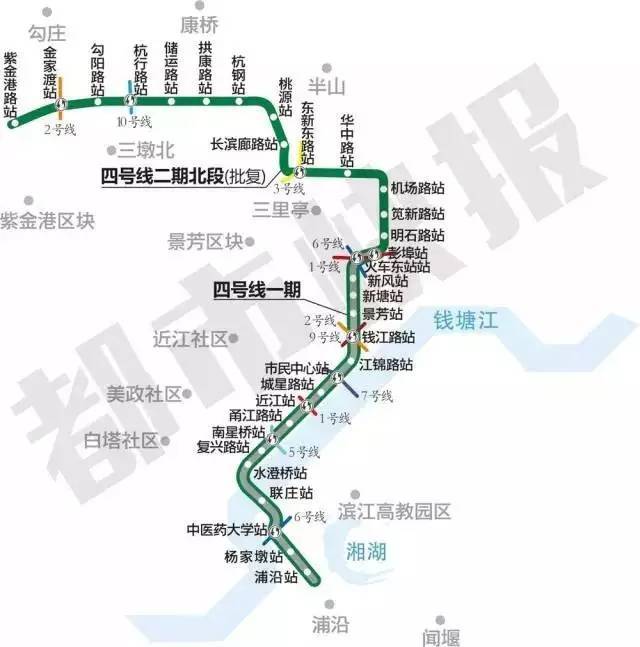 杭州地铁三期10条线路已全部批前公示,哪些站点有改动