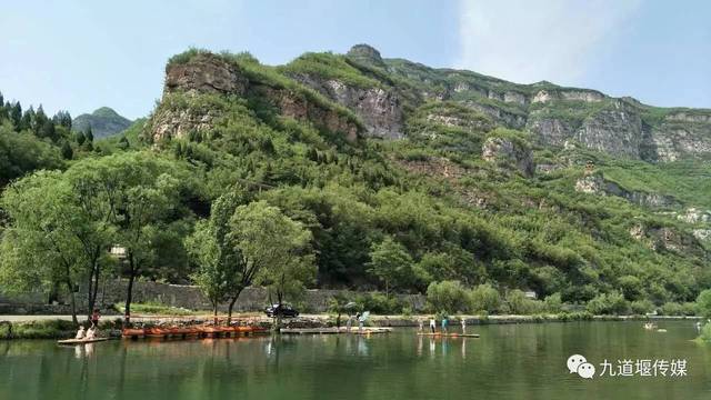 沁阳市丹河峡谷风景区九渡村丹河水上乐园 长久以来,九渡,一直是住在