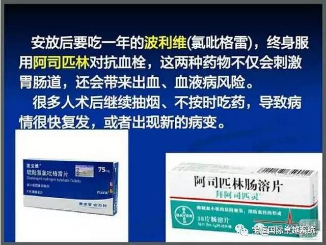 心脏支架 ≠ 治疗.心脏支架:支不起生命,架不了健康,后患无穷!