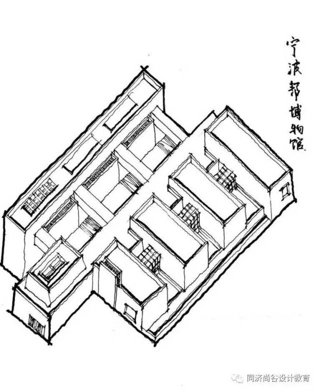 尚谷一周抄绘 宁波帮博物馆抄绘评图