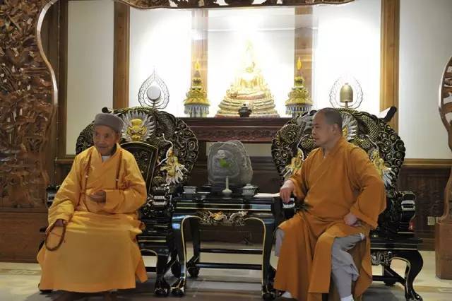 明公上人参访成都古刹昭觉寺和大慈寺