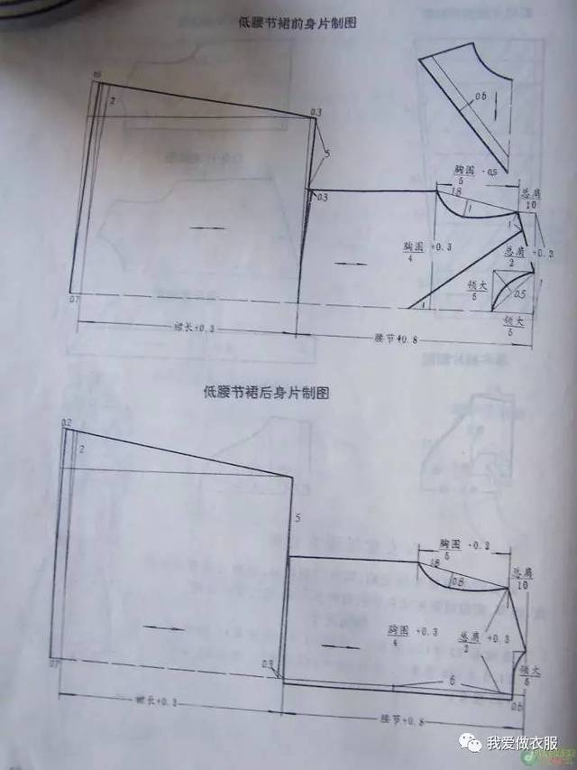 超多儿童多款上衣裙子公式裁剪图(二),做衣服再也不用担心不合身了!