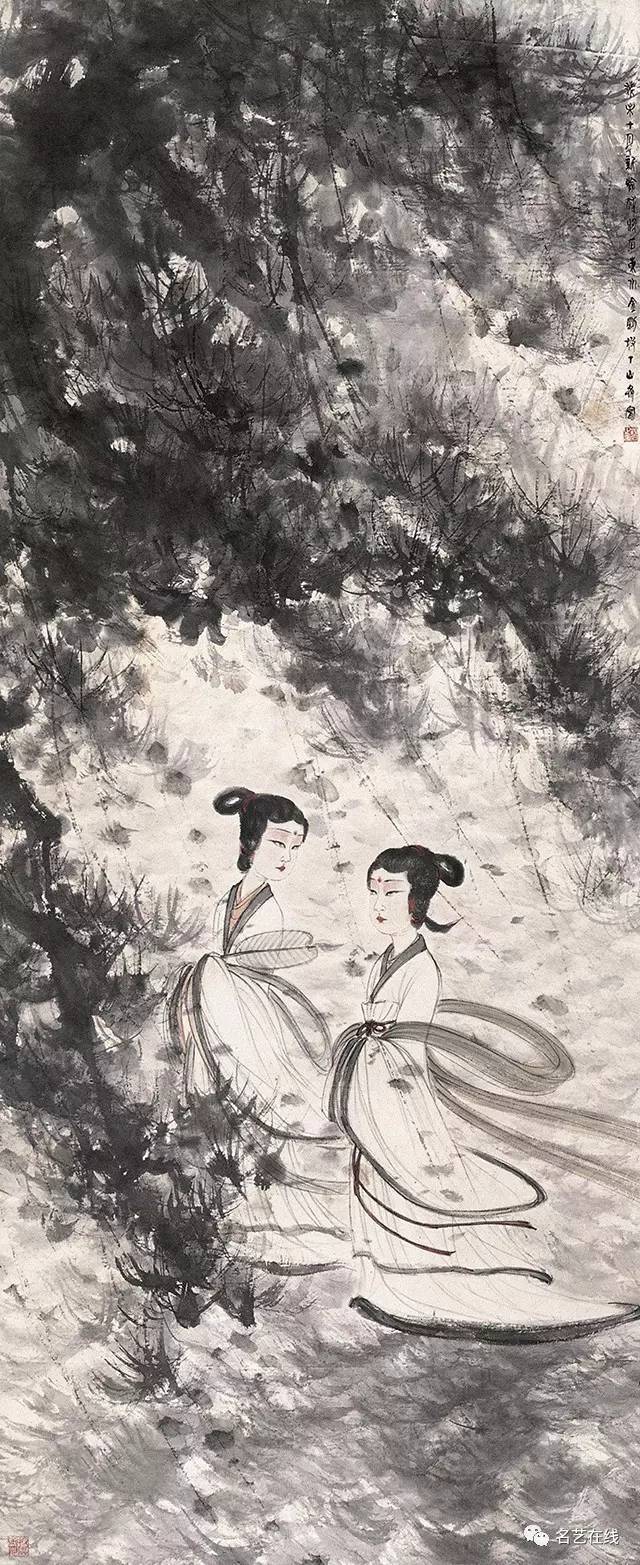 名作| 大师笔下的"勾魂眼"人物仕女美吗?