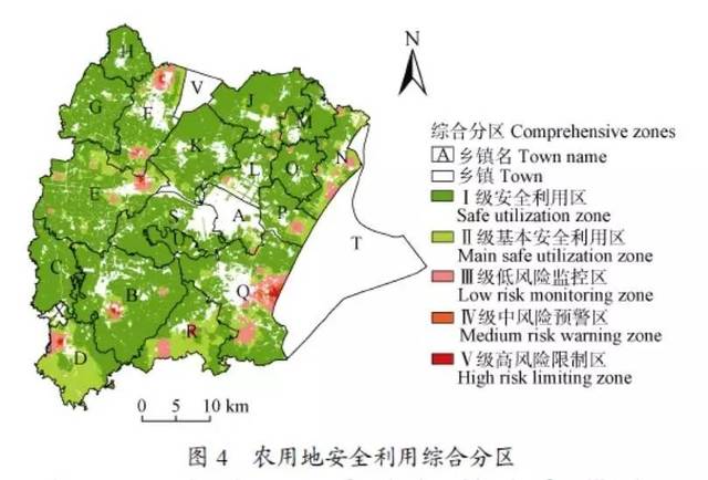 52,均匀分布在除d 镇和r 镇等其他乡镇的大部分区域.