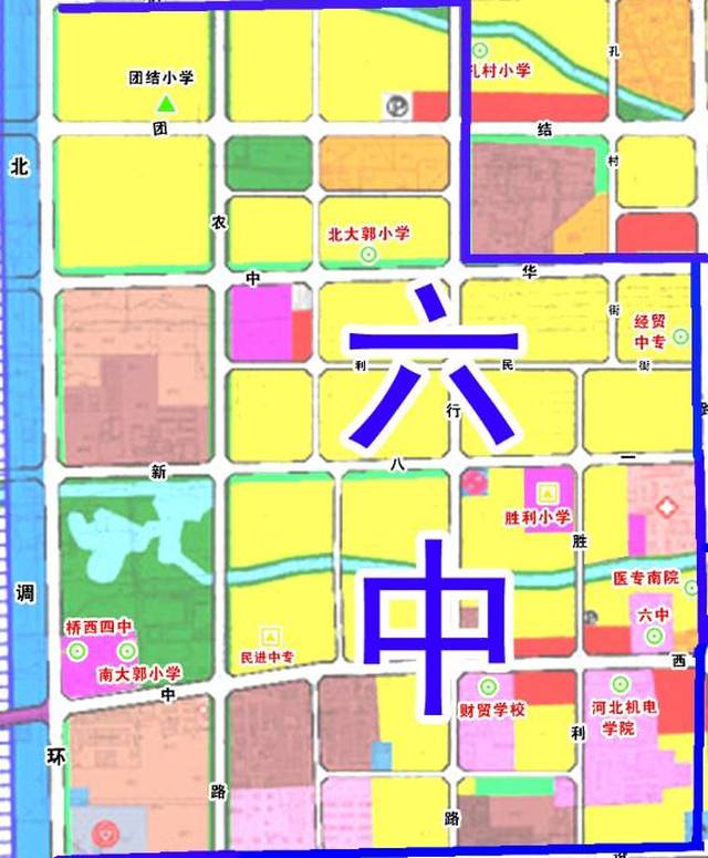 邢台教育局公布2017邢台市初中划片招生示意图,快看你