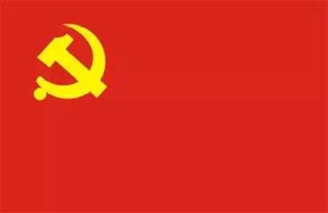 中国共产党的党旗是中国共产党的象征和标志.