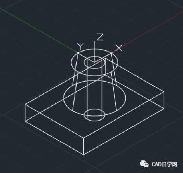 cad三维实战练习1及建模详细过程