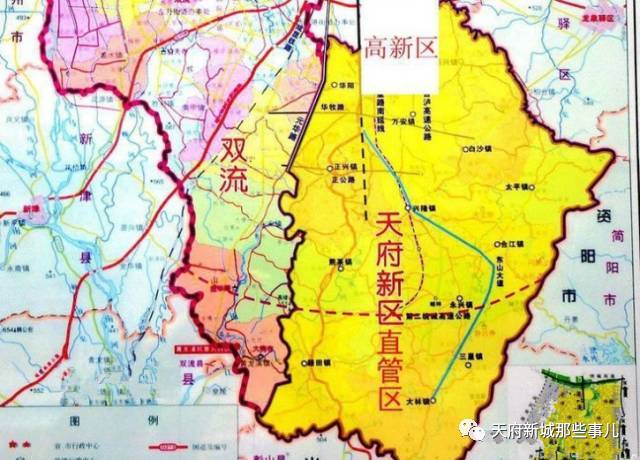 2015年,成都天府新区12个镇(含新兴镇)经市政府批准增挂街道办事处