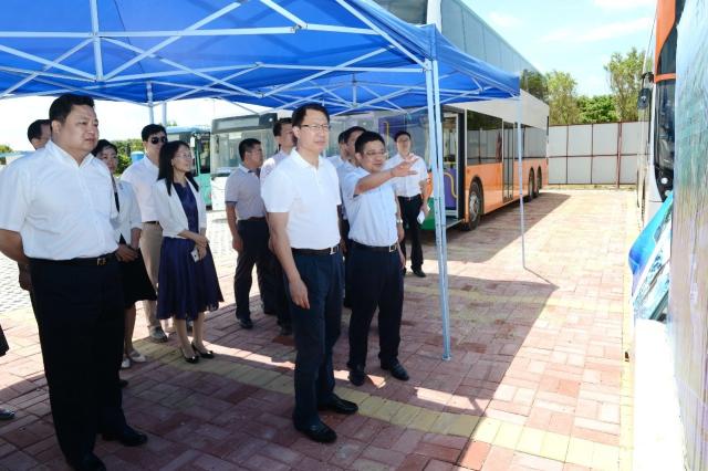 珠海市领导赵建国,龙广艳,吴轼,芦晓凤,阳化冰,中兴智能汽车领导蒋