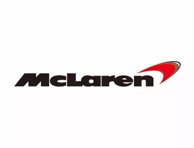 迈凯伦汽车标志从设计上看由英文名称mclaren和代表速度的抽象光束