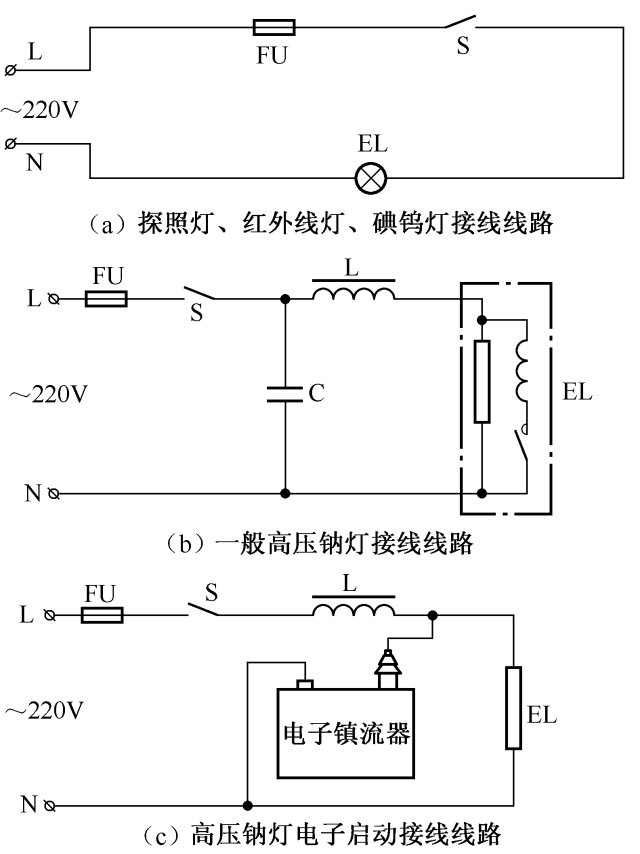 干货| 36种常见照明电路图