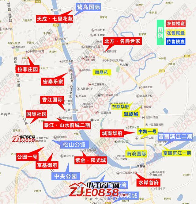 中江县6月楼市统计 在售楼盘减少至18个