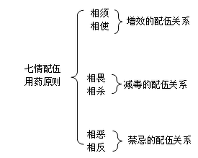 (二)君臣佐使