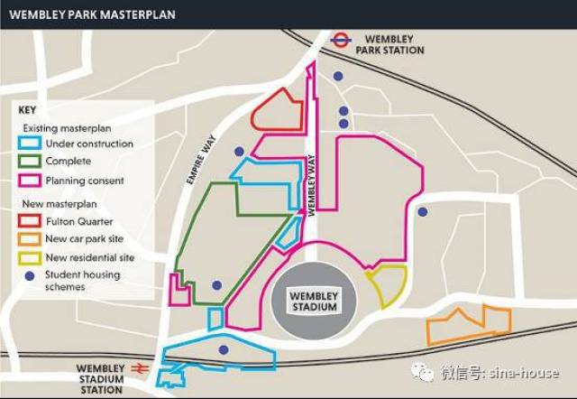 项目介绍 温布利公园门(wembley park gate)由知名开发商barratt