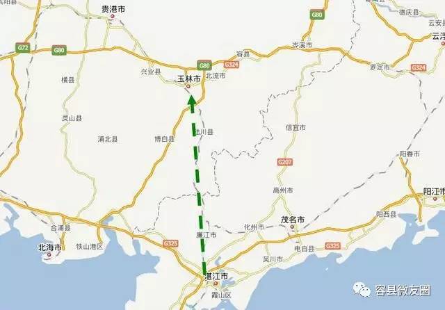 【旅游】广西的这条高速公路建设正酣,全长145公里,联通玉林和湛江!