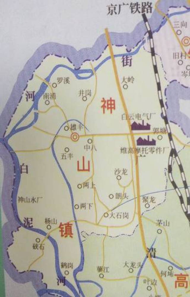 2004年, 原江高镇,神山镇合并, 组成新的江高镇.