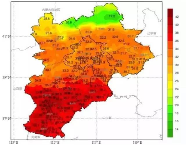 赵县41.2℃!河北西南部更是遭遇40℃ 暴击图片