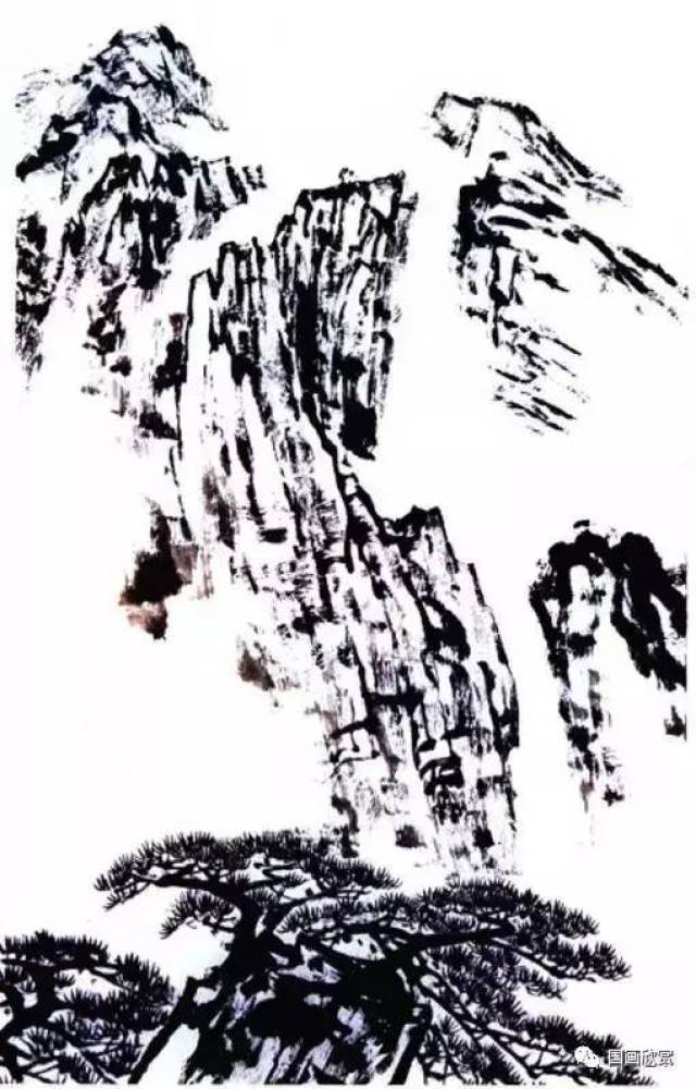 山水画作临摹步骤图文教程,如何正确的临摹国画水墨画