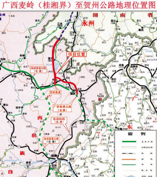 贺州段位于广西壮族自治区贺州市富川,钟山,八步三县(区)境内,其中图片
