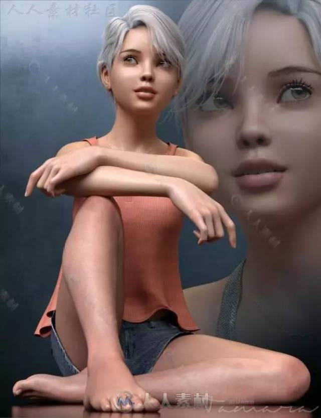 daz studio是一个独特的艺术和动画设计工具,可选用虚拟人物,动物