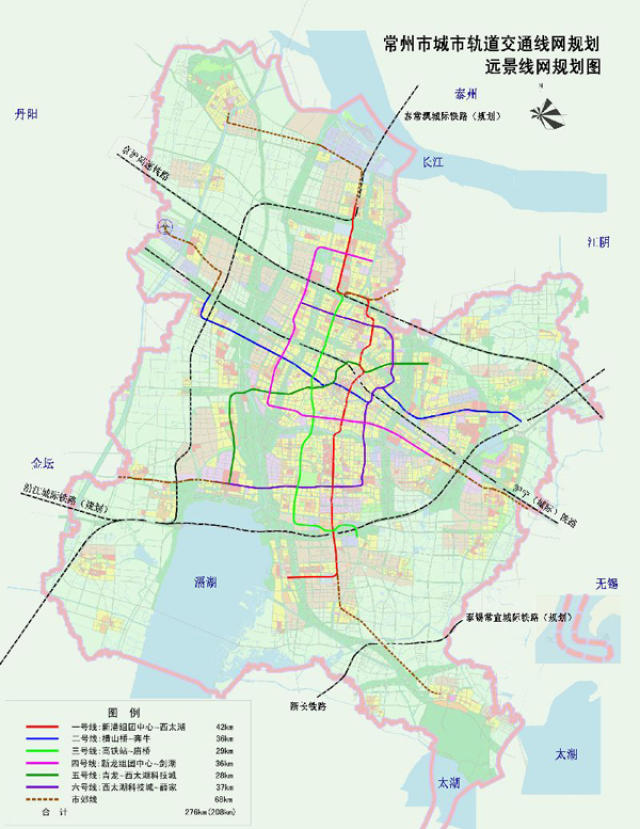 常州地铁3号线规划图