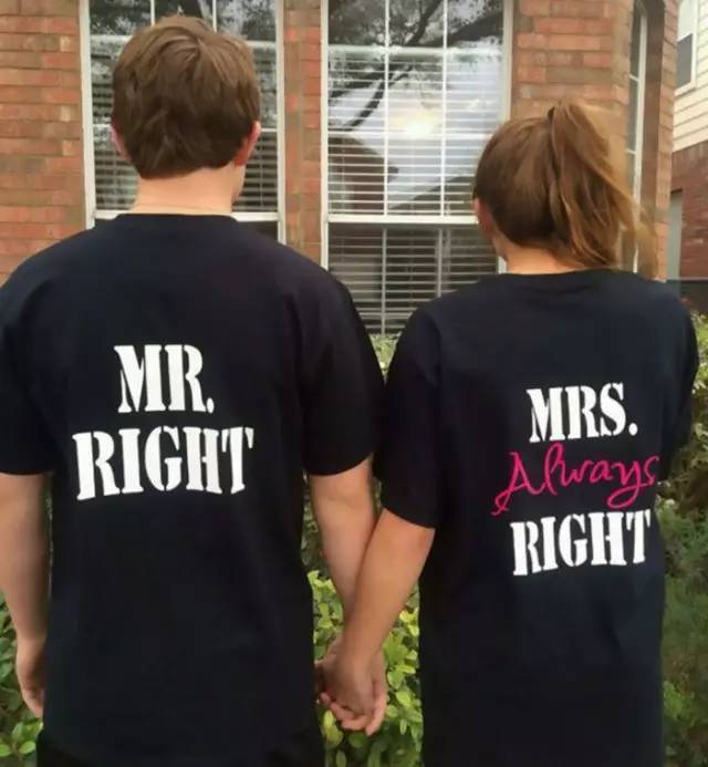 mr.right和mrs.always right