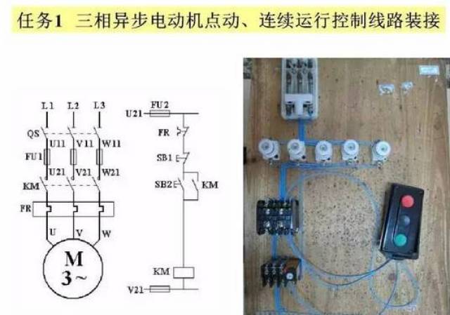 4,能根据电机的容量和控制要求选择导线,刀熔开关,接触器,热继