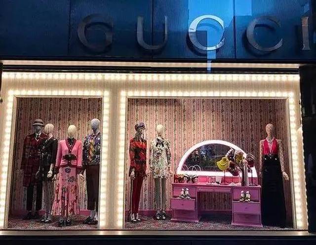 古驰(gucci)陈列展:人本自然缤纷华丽!