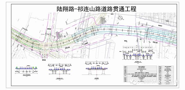 《陆翔路-祁连山路道路贯通工程》设计方案公示预公告