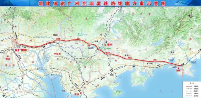 广州经汕尾至汕头高速铁路 项目概况: 目前,广州至汕尾高铁延伸至汕头