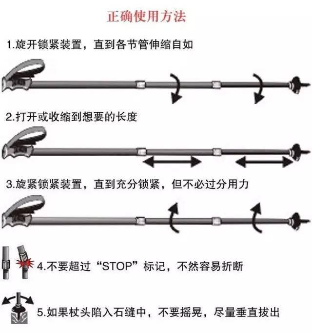 涨姿势 !户外登山杖的最全使用大法