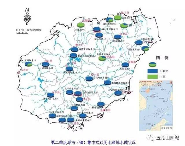 五指山2017第二季度天气优良比例100%,负氧离子含量超