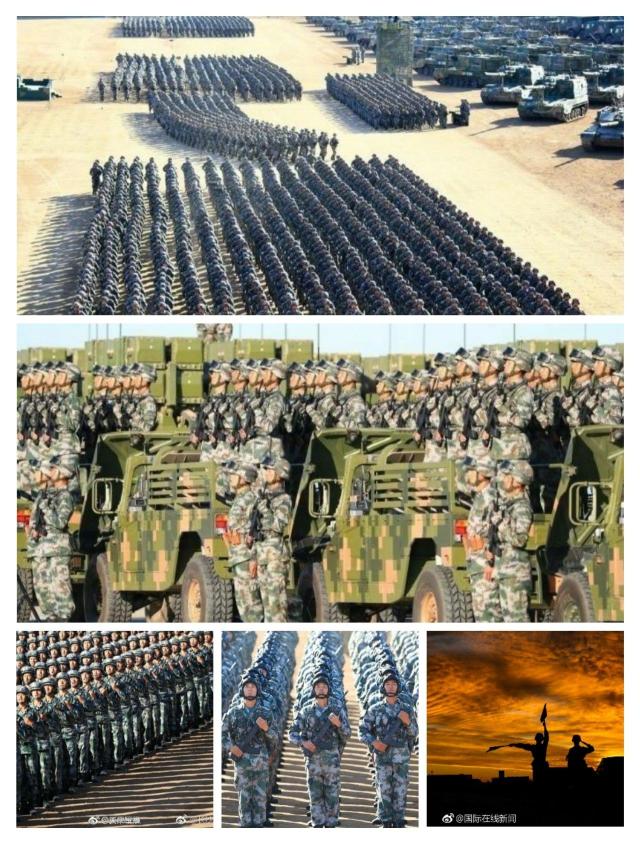 7月30日在位于内蒙古的朱日和训练基地举行阅兵仪式,这是新中国成立后