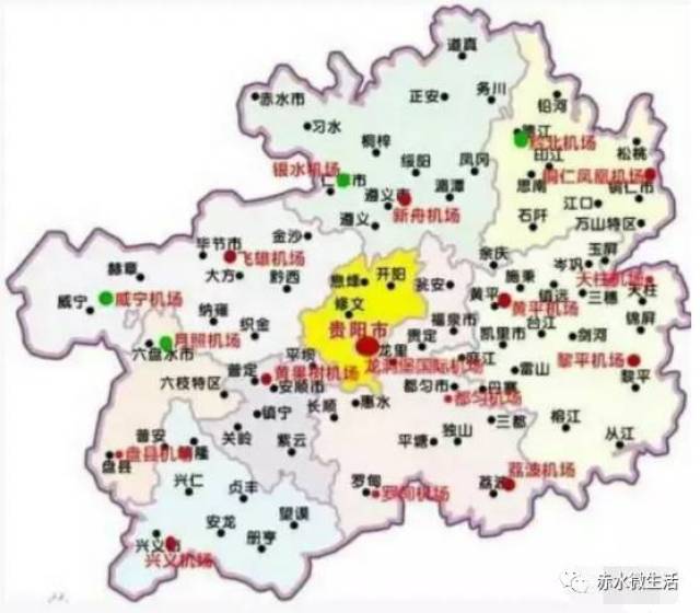 而在公布的贵州省机场布局规划图中,遵义市有桐梓县,绥阳县,凤冈县图片