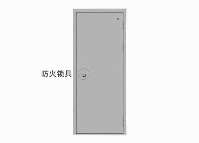 2,管井检修门可以用专用防火锁具锁定关闭