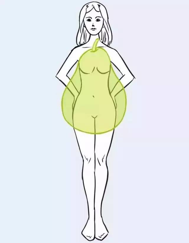 对于腰部纤细的梨形身材女生而言,高腰百褶裙的下摆能遮住下半身较胖