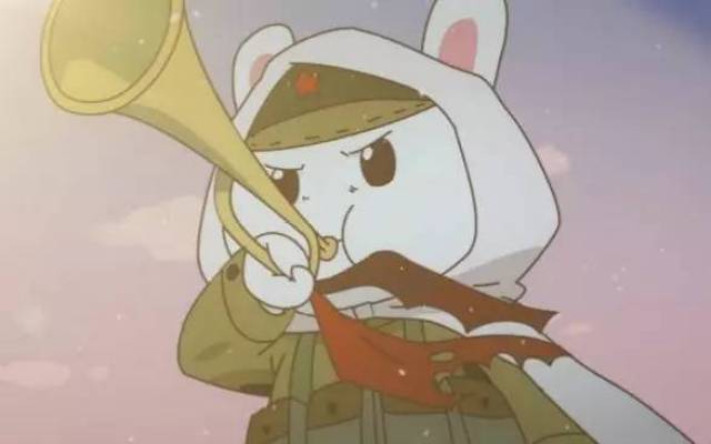 【儿童美术专栏】建军节推荐一部爱国主义动漫《那年那兔那些事儿》!