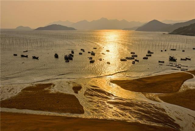 中国最美滩涂"福建霞浦滩涂