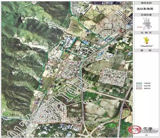 晋源区爱晚公园区位规划