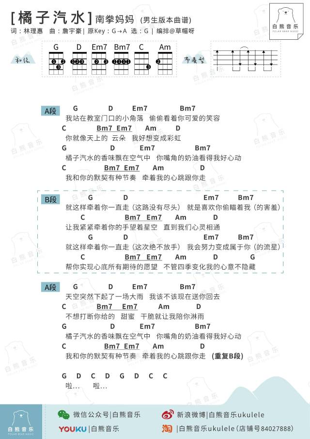 「音乐早餐」来一杯橘子汽水吧 :) /〔尤克里里演示&教学〕