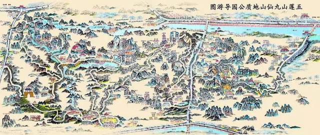 五莲山风景名胜区,总面积68平方公里,由五莲山,九仙山两景区组成