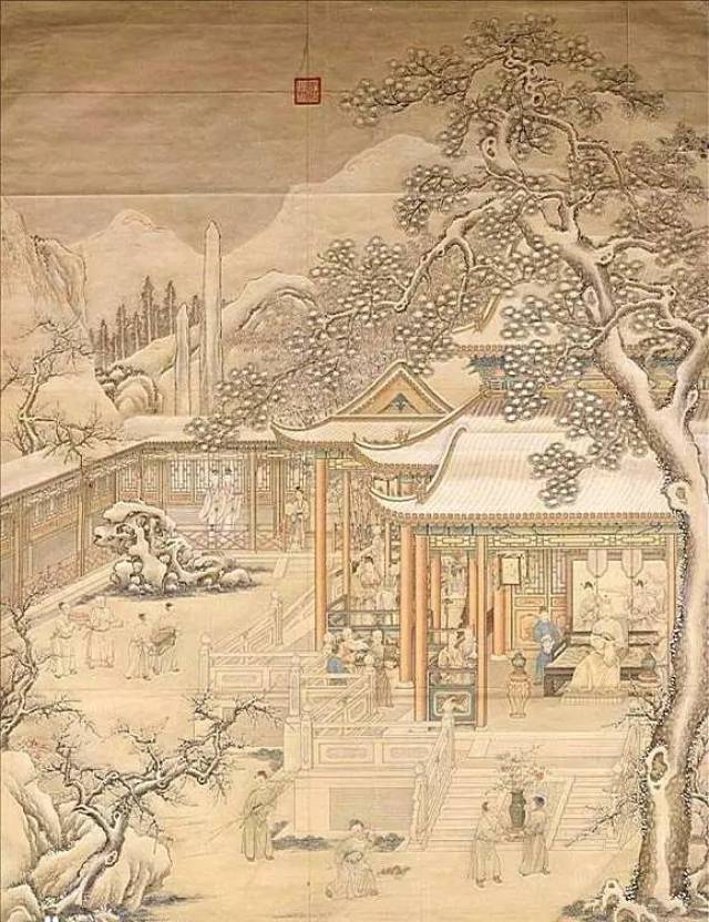 清代古画中乾隆皇帝喜欢的家具